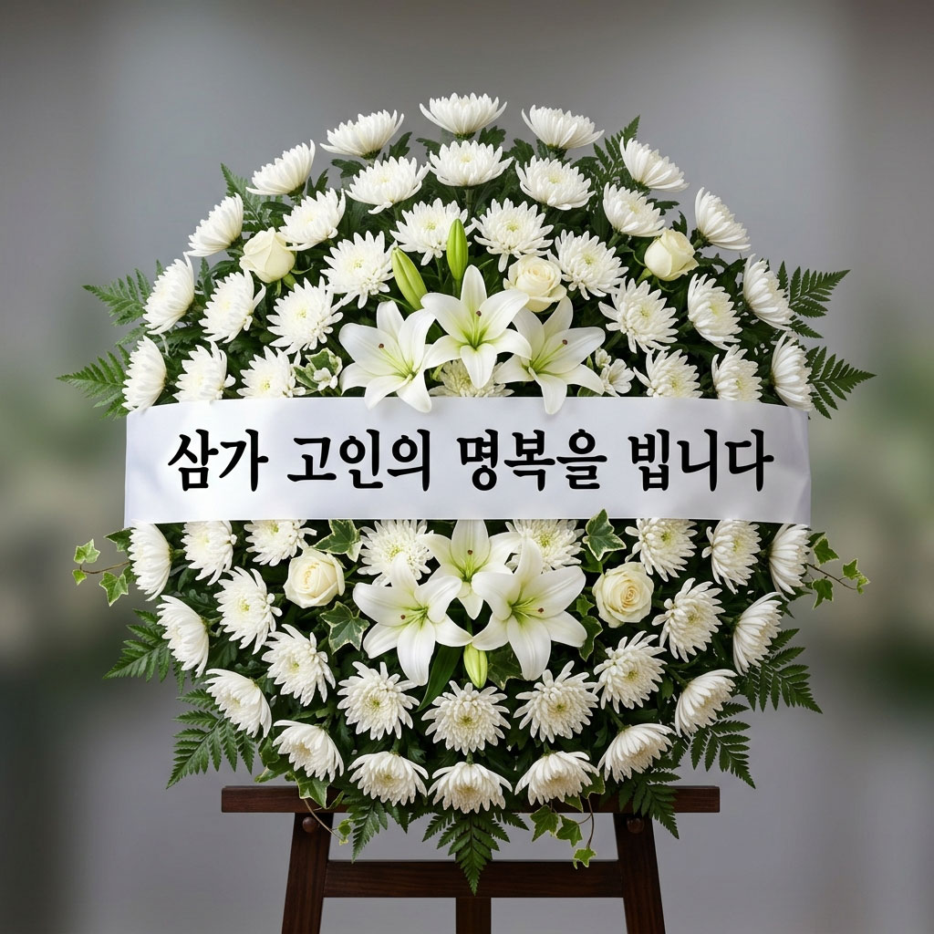 a solemn and respectful funeral wreath condolence 1777537699001
