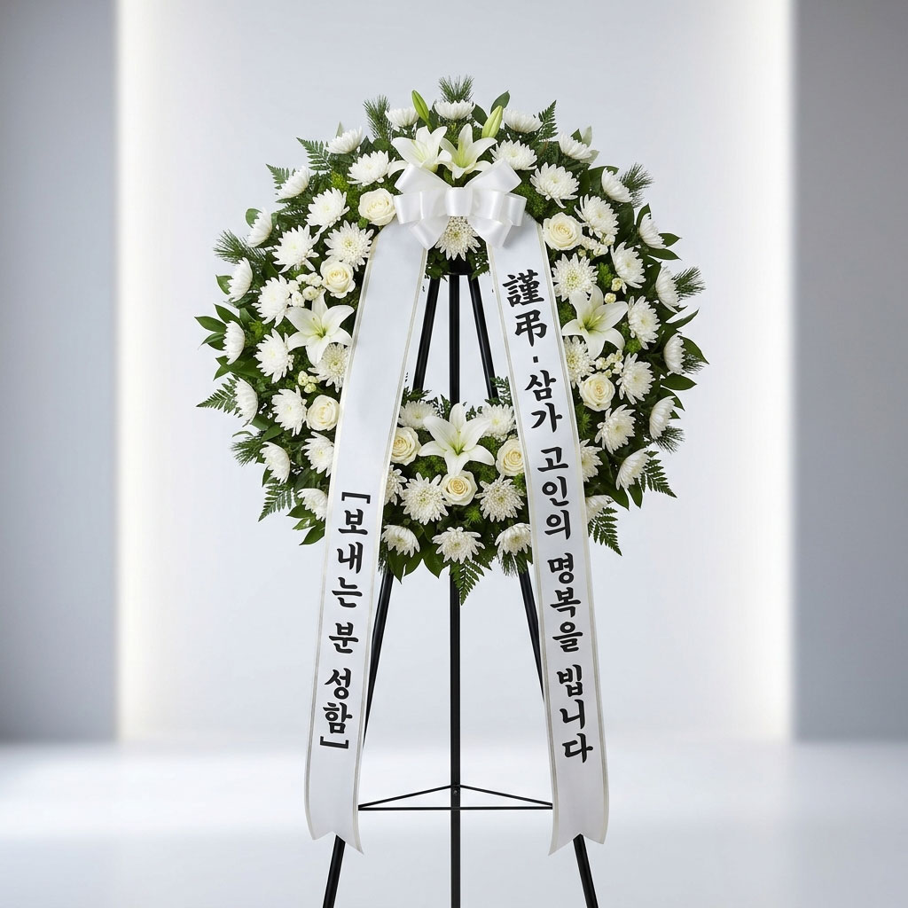 a stunning korean style flower wreath centerp 1776146266570
